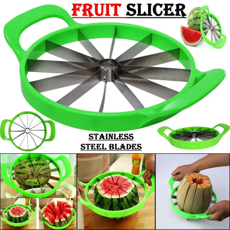 Water Melon Slicer - Fruit Slicer -Watermelon Cantaloupe Pineapple Cutter Peeler Divider - Tarbooz Cutter - Kitchen Tools - water melon cutter - Melon Slicer