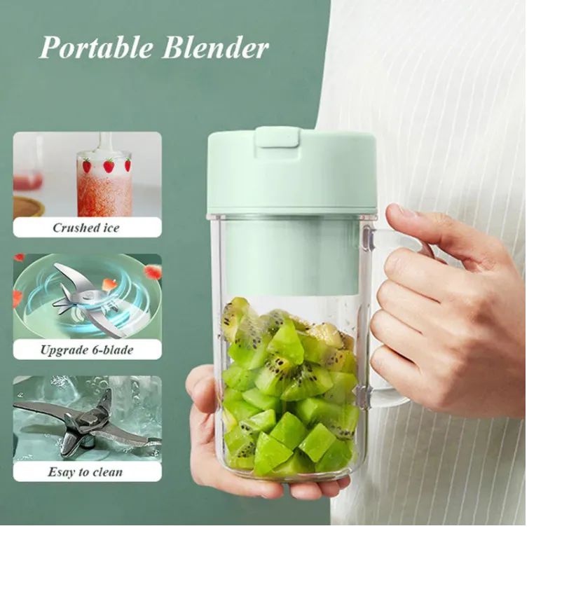 Blend & Sip On-the-Go: Portable USB Electric Stainless Steel Juicer Cup