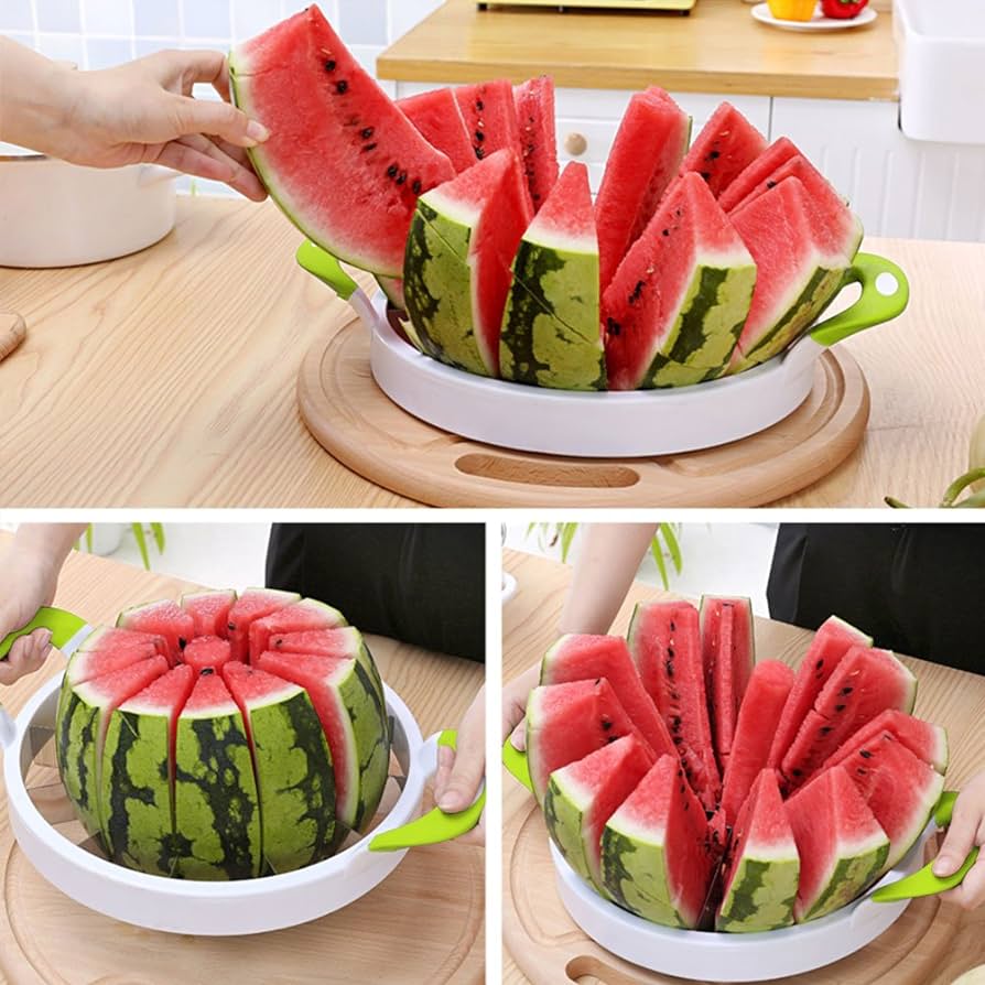 Water Melon Slicer - Fruit Slicer -Watermelon Cantaloupe Pineapple Cutter Peeler Divider - Tarbooz Cutter - Kitchen Tools - water melon cutter - Melon Slicer