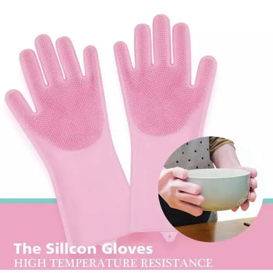 Special Discount Offer Buy 1 Get 1 Free (Magic reusable silicone gloves with wash scrubber) ✨ ( 2 in 1 soap dispenser pump & sponge holder) ✨