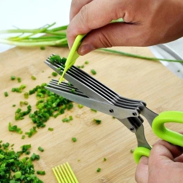 (🔥HOT SALE NOW-50% OFF )Multi Blade Herb Scissors🎁