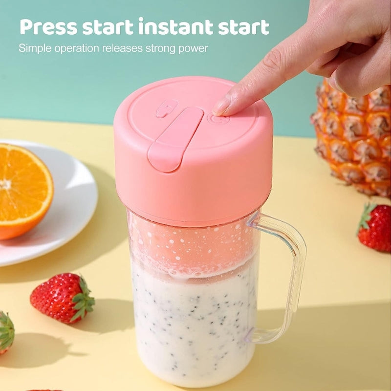 Blend & Sip On-the-Go: Portable USB Electric Stainless Steel Juicer Cup