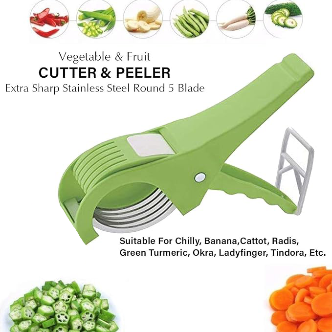 Professional Multi Functional Stainless Steel Vegetable & Fruit Cutter