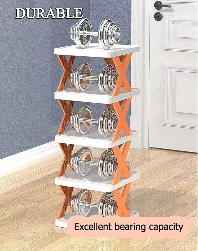 X-Shaped 4 Layers Multipurpose Shoe Rack